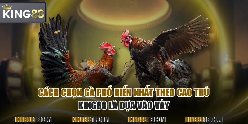 Cách chọn gà phổ biến nhất theo cao thủ KING88 là dựa vào vảy