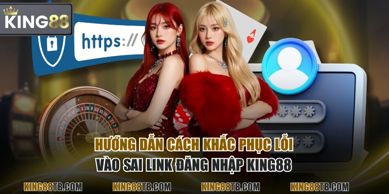 Hướng dẫn cách khắc phục lỗi vào sai link đăng nhập KING88